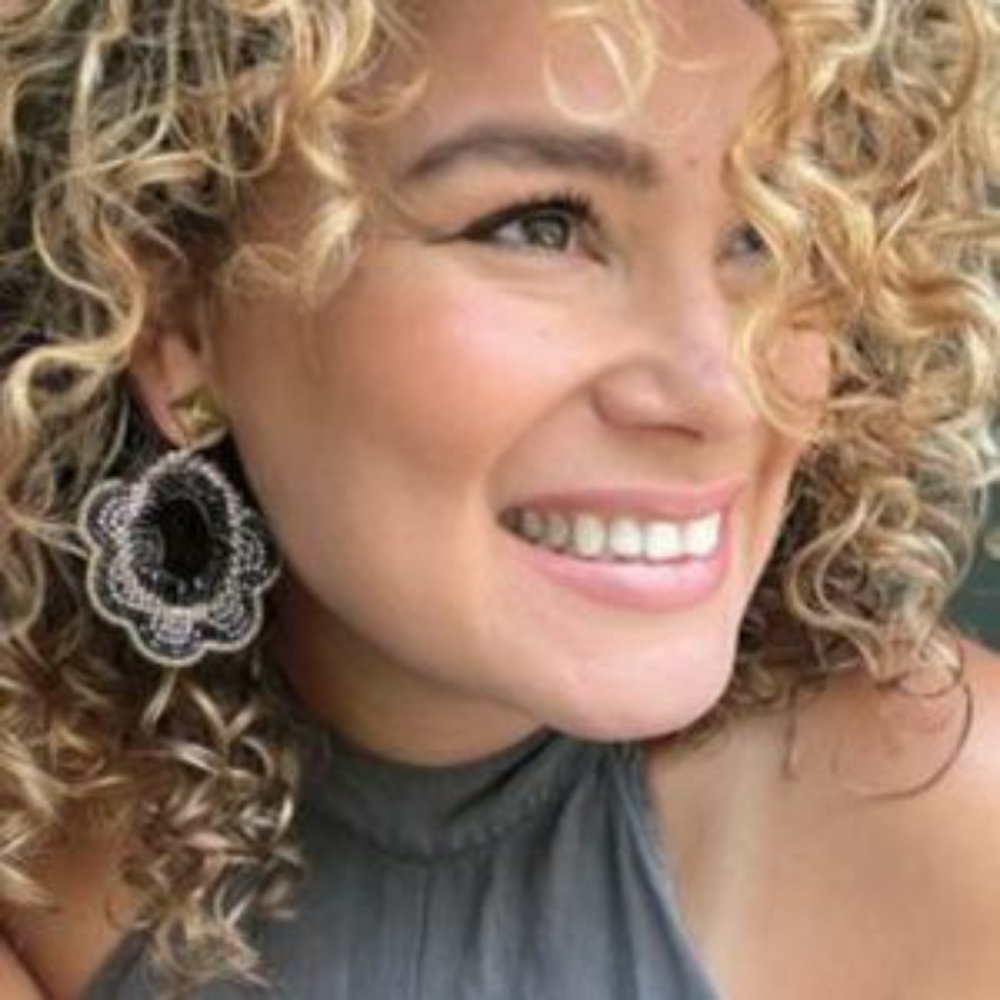 Stella and Dot Black Grey and Gold Dove Earrings